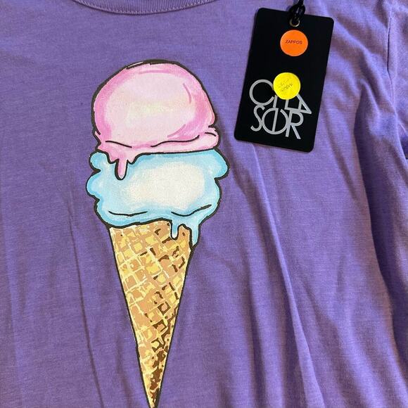 NWT Chasor Girl's Ice Cream Cone Long-Sleeve Tee Size 10 - Picture 6 of 6